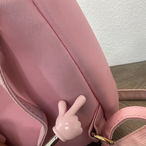 Rilakkuma Mini Backpack Teddy Bear Strawberry White Pink San-X Bioworld Small - Picture 15 of 16